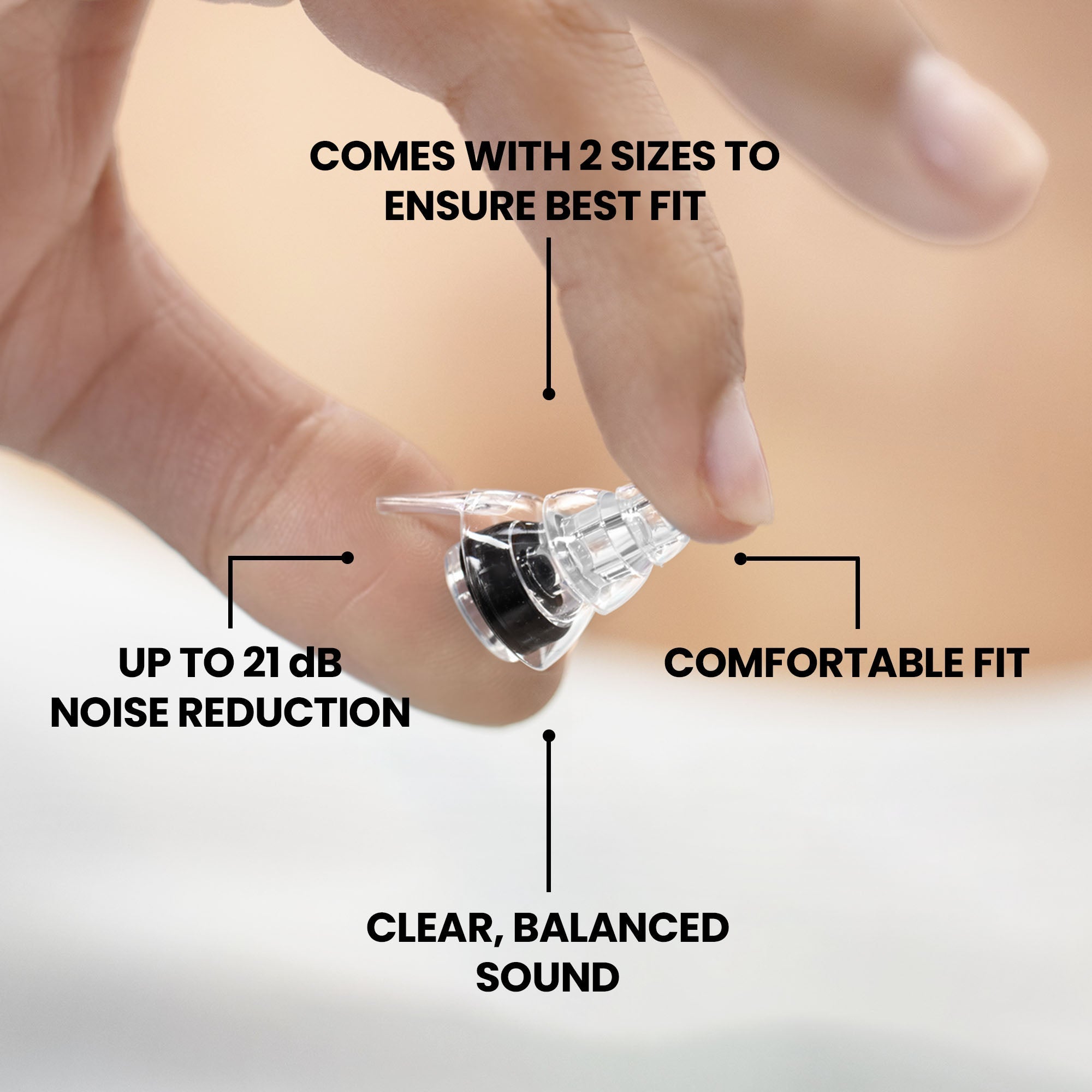 High Fidelity Earplugs: Blackout