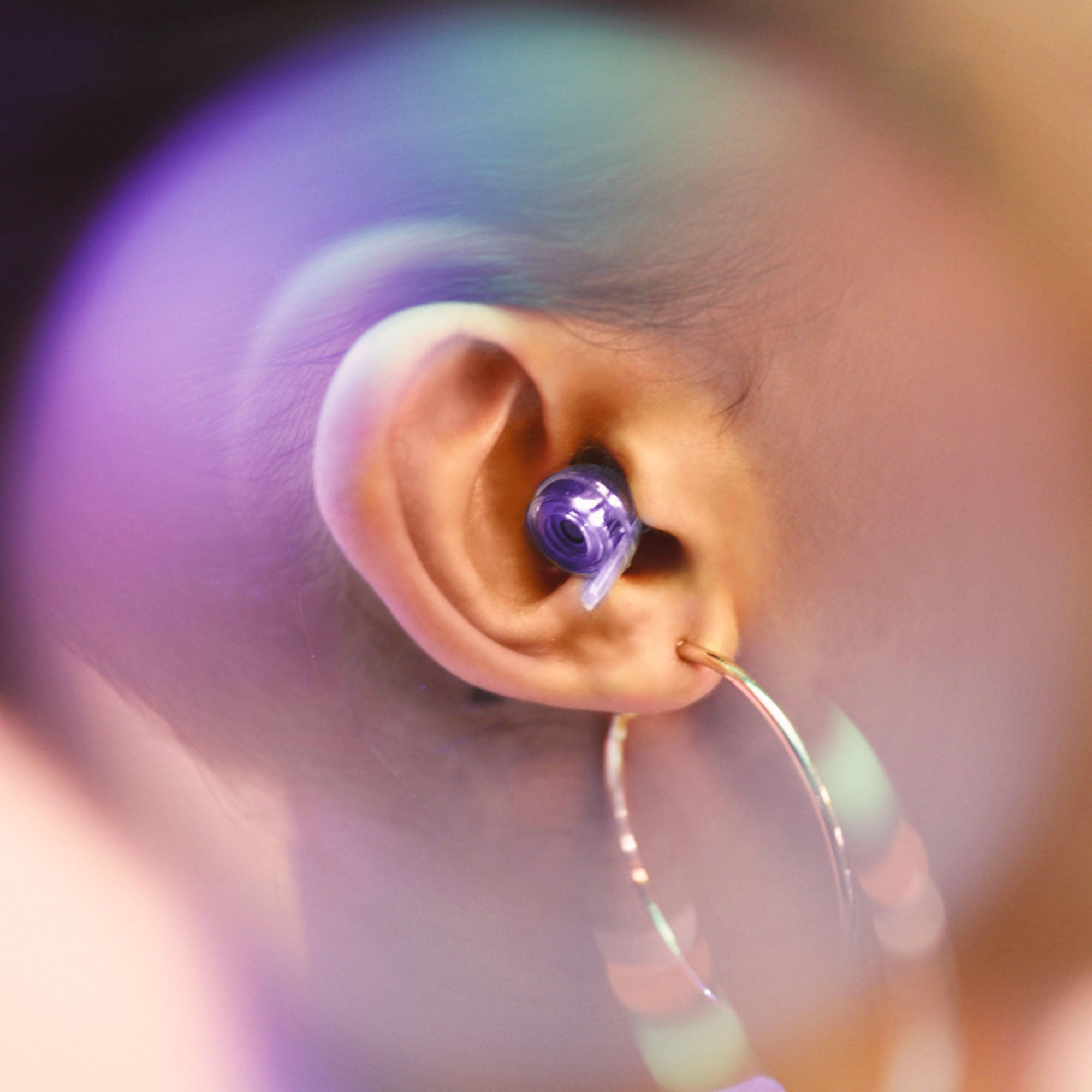 High Fidelity Earplugs: Hyperviolet